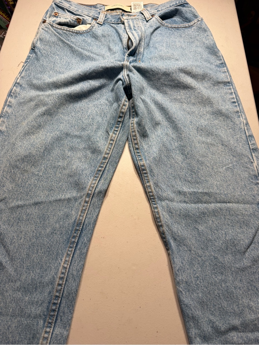 Gap Classic Fit Blue Jeans Women's Size 8 Long